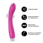 G-Force Powerful G-Spot Vibrator - Rose Red
